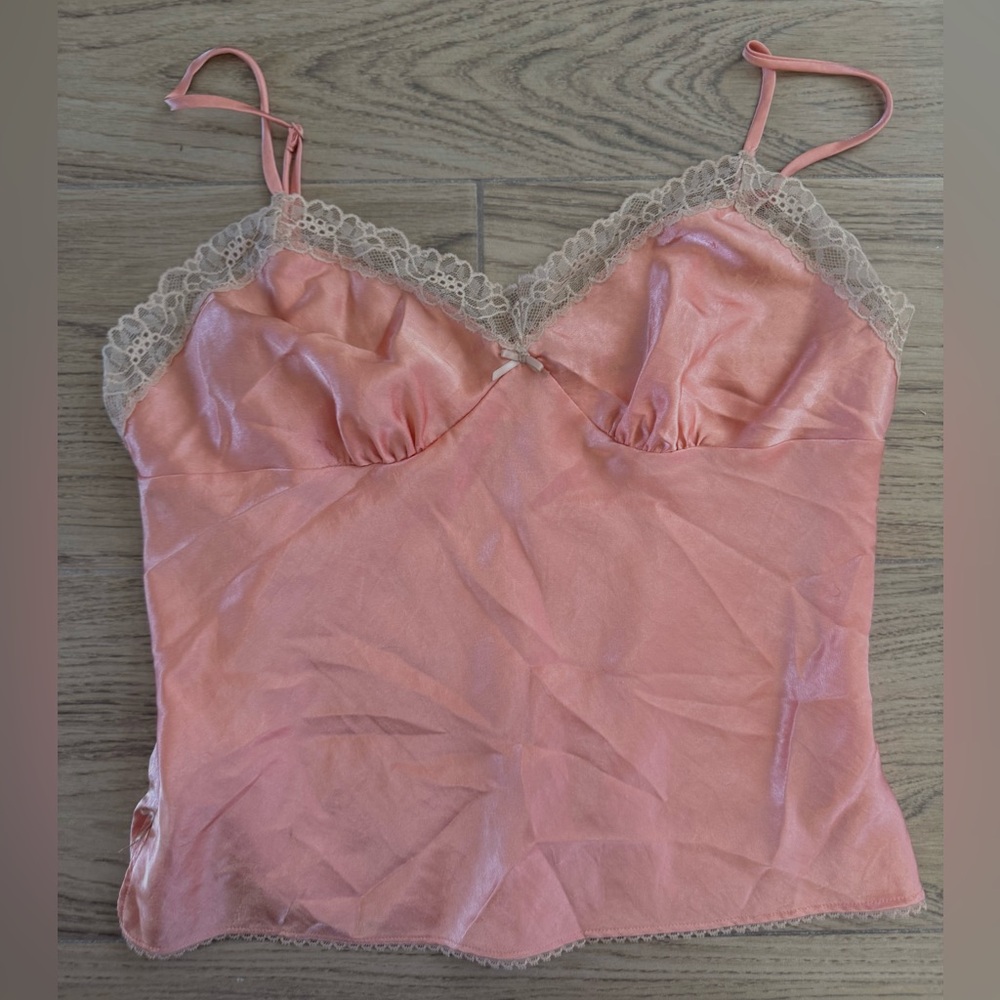 Victoria's Secret Peach Satin Camisole